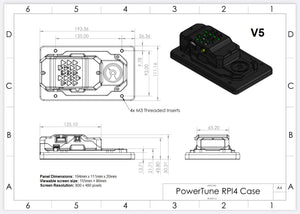 PowerTune Digital Dash V5 (Optional GPS)